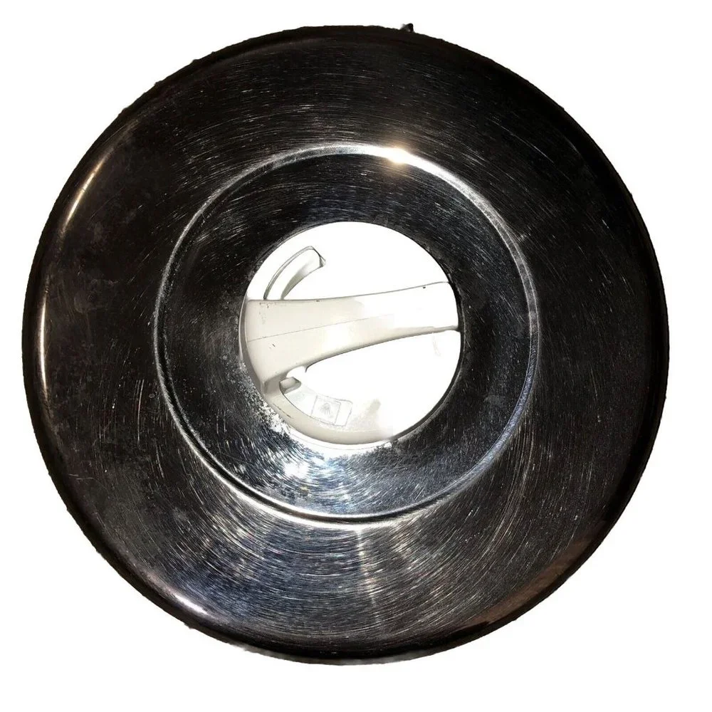 Replacement Pot Pan Lid Stainless Steel Air Vent Knob Used 8.5” Inner Lip - Picture 3 of 13